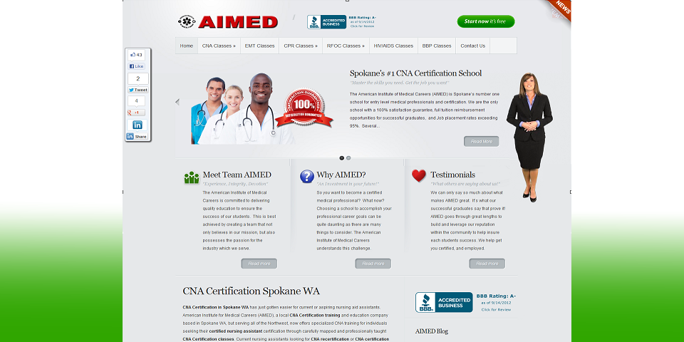 AIMED Website